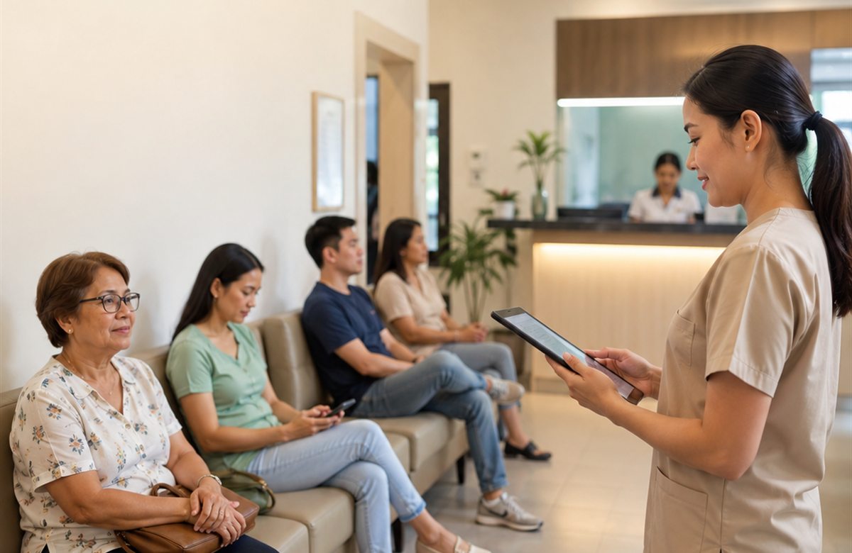 Clinic team coordinating patient appointments